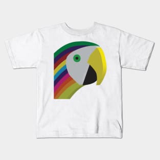 3D Parrot illustration Kids T-Shirt